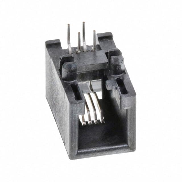 0955012401 CONN MOD JACK 4P4C R/A UNSHLD