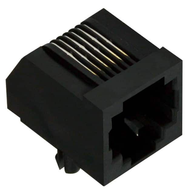GDLX-N-66 CONN MOD JACK 6P6C VERT UNSHLD