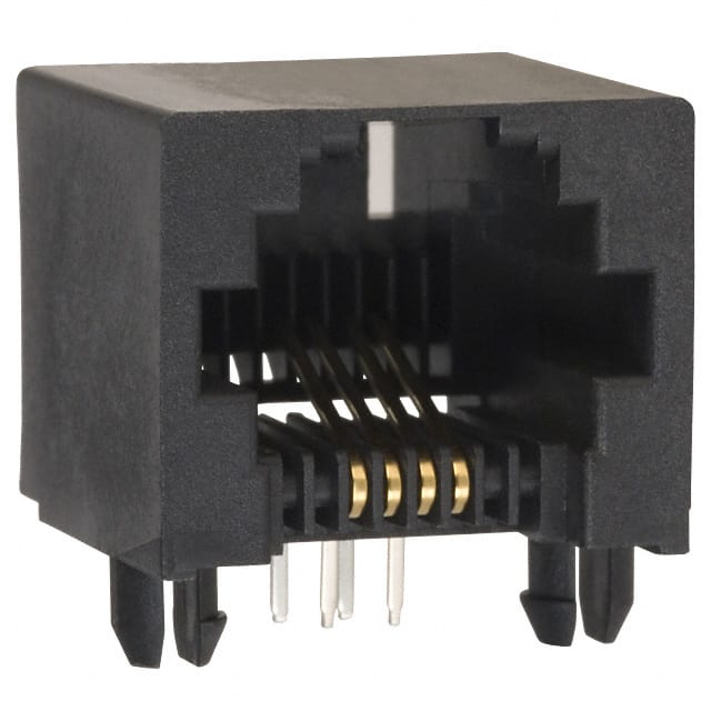 0438600003 CONN MOD JACK 6P4C R/A UNSHLD