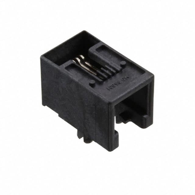 0955012441 CONN MOD JACK 4P4C R/A UNSHLD