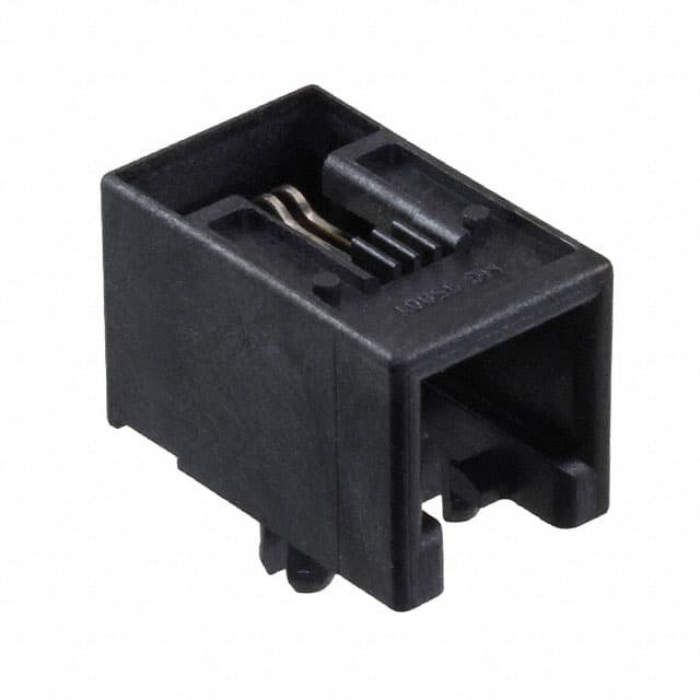 0955016449 CONN MOD JACK 4P4C R/A UNSHLD