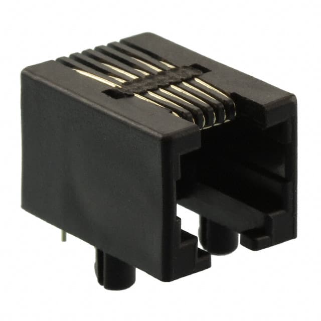 615006141121 CONN MOD JACK 6P6C R/A SHIELDED