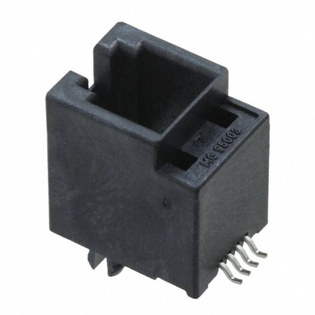 0955036451 CONN MOD JACK 4P4C VERT UNSHLD