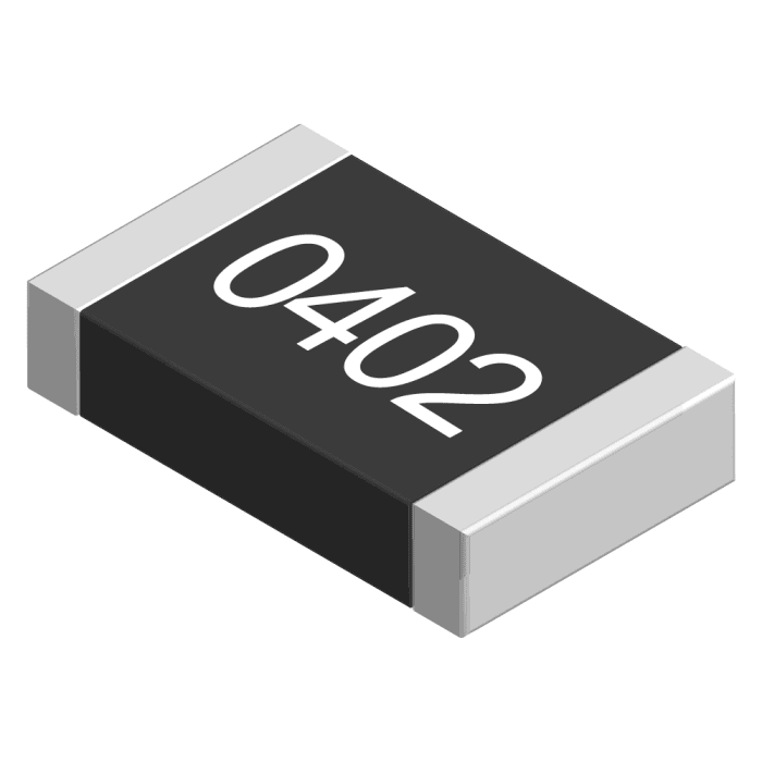 CRCW040268K1FKED This Vishay Dale CRCW040268K1FKED is a thick film surface mount resistor with a resistance of 68.1kΩ and a tolerance of ±1%. It is designed for a wide operating temperature range.