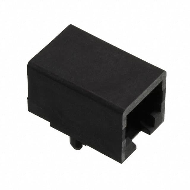 0432496101 CONN MOD JACK 6P6C R/A UNSHLD