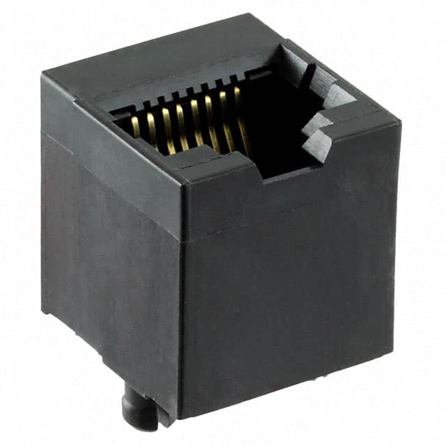 615008138021 CONN MOD JACK 8P8C VERT UNSHLD