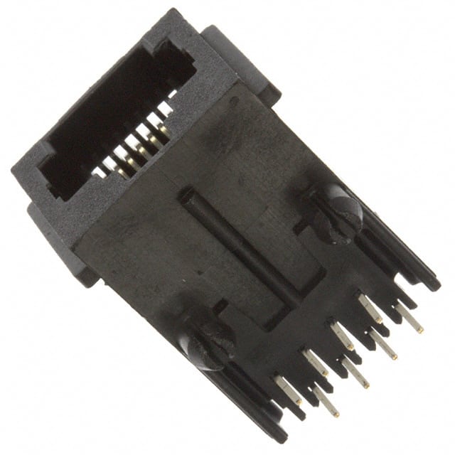 520251-4 CONN MOD JACK 8P8C R/A UNSHLD