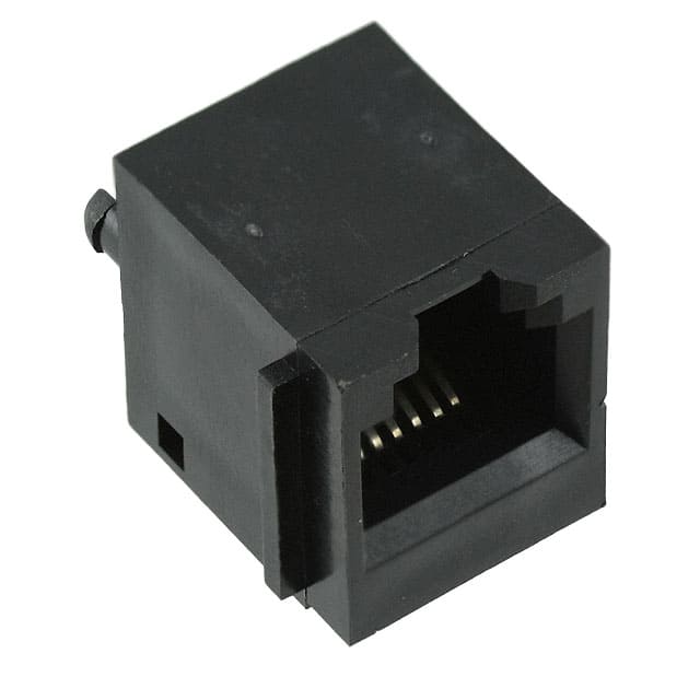 SS-6566-FLS CONN MOD JACK 6P6C VERT UNSHLD