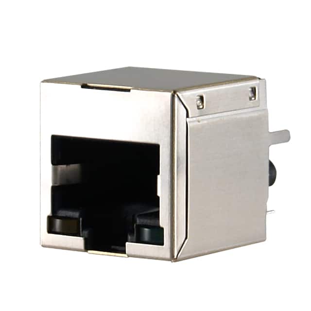 GDWLX-PNS-88-G/Y 8P8C VERT. MOD JACK W/LED, GRN/Y