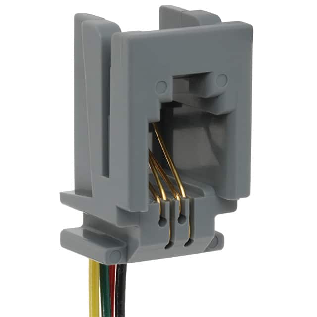 TM1R-616P44-35S-150M CONN MOD JACK 4P4C UNSHIELDED