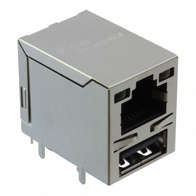 1-1909119-4 CONN MOD JACK 8P8C R/A SHIELDED