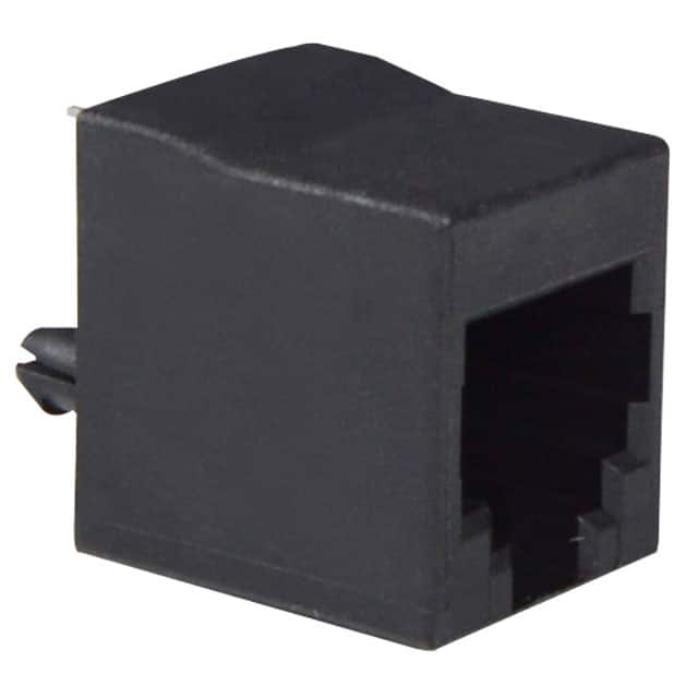 GDCX-PN-66 MODJACK PERPEND 6P6C BLK ROHS CO