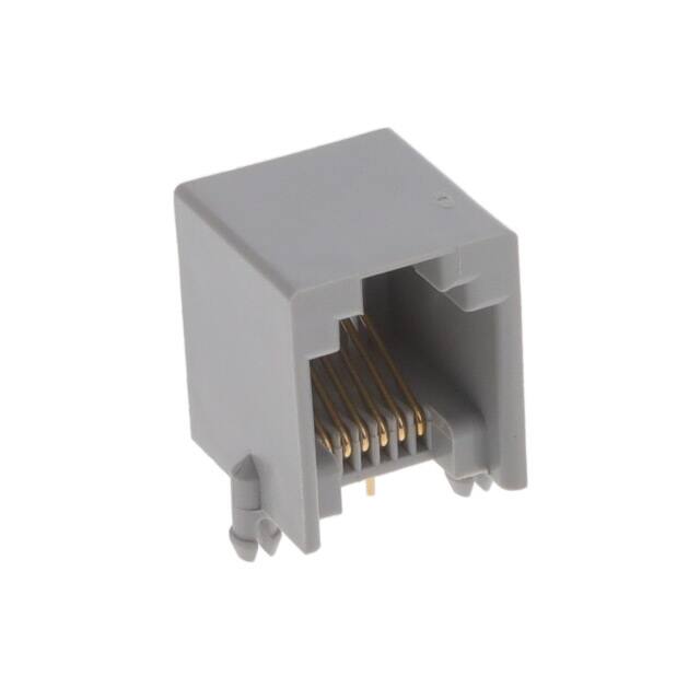 GLX-N-66M CONN MOD JACK 6P6C R/A UNSHLD