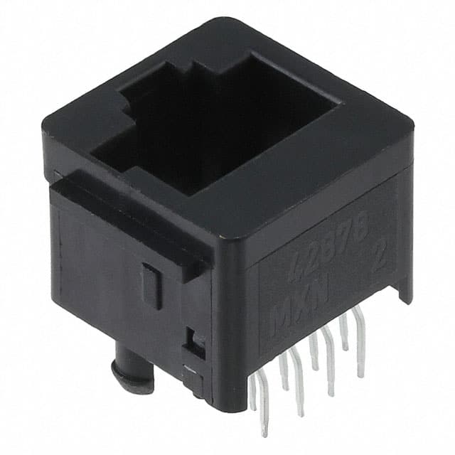 0428788456 CONN MOD JACK 8P8C VERT UNSHLD