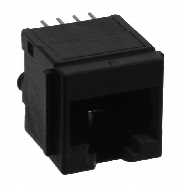 SS-650810-A-FLS CONN MOD JACK 8P8C VERT UNSHLD