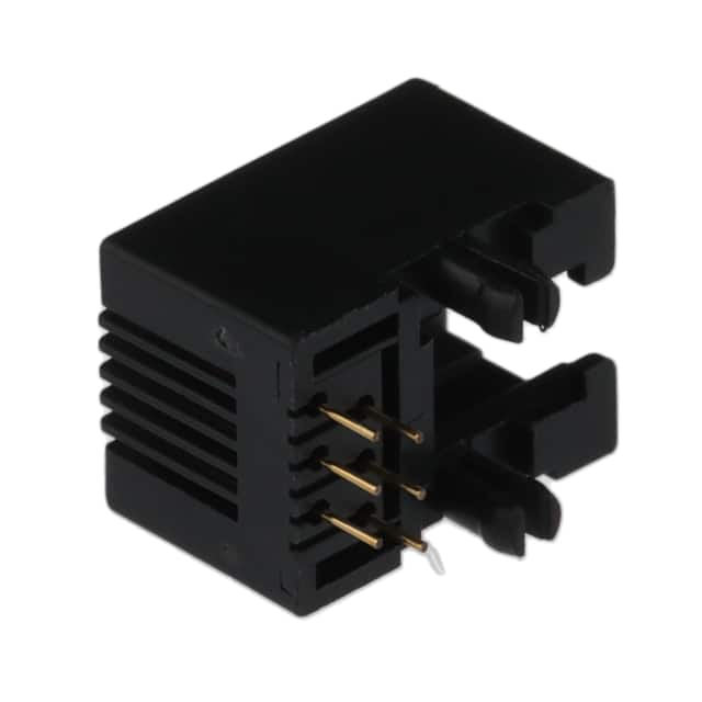 GMX-N-66 CONN MOD JACK 6P6C R/A UNSHLD