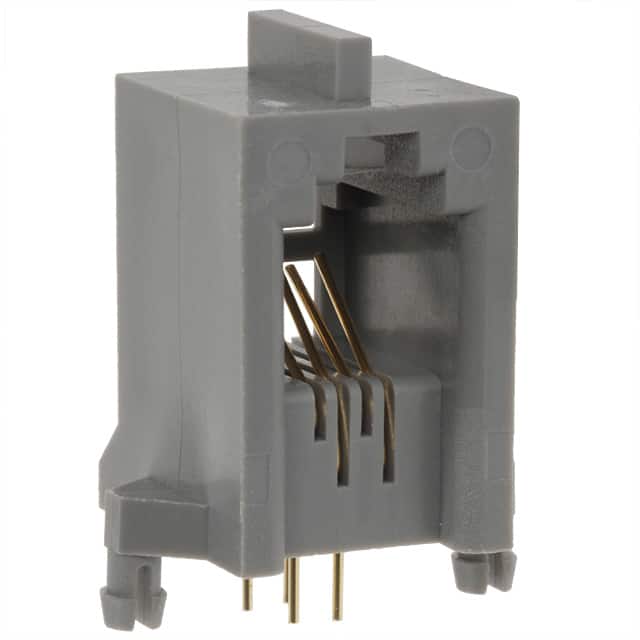 TM5RC-44(50) CONN MOD JACK 4P4C R/A UNSHLD