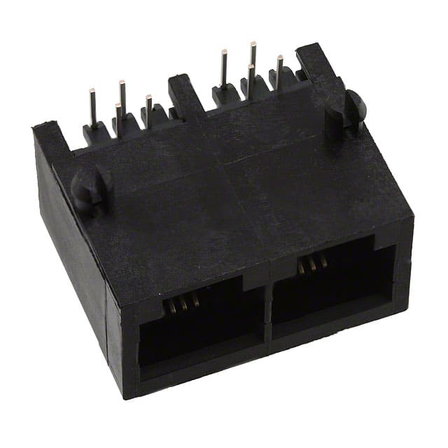 0432236122 CONN MOD JACK 6P4C R/A UNSHLD