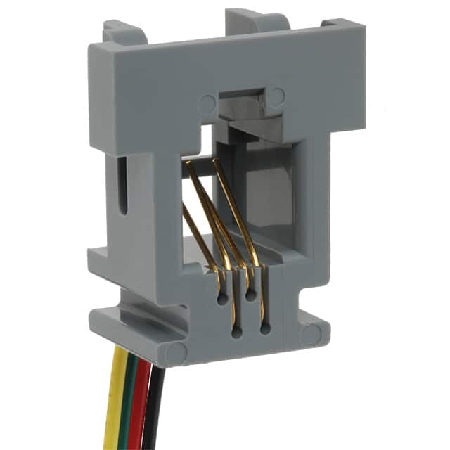 TM1R-616B44-35S-150M CONN MOD JACK 4P4C UNSHIELDED