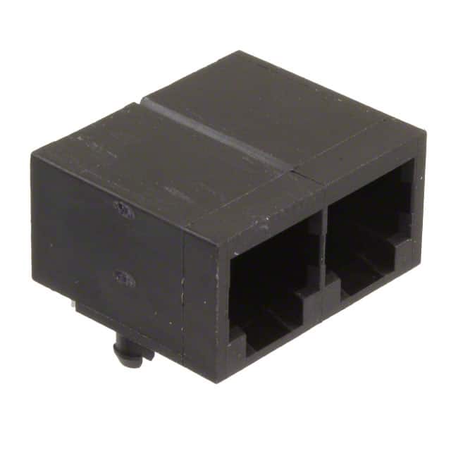 0432236101 CONN MOD JACK 6P6C R/A UNSHLD