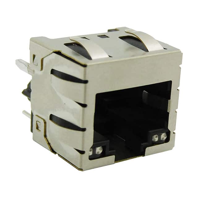 SS-60300-102 MOD JACK VRT 10G  GRND W/LEDS
