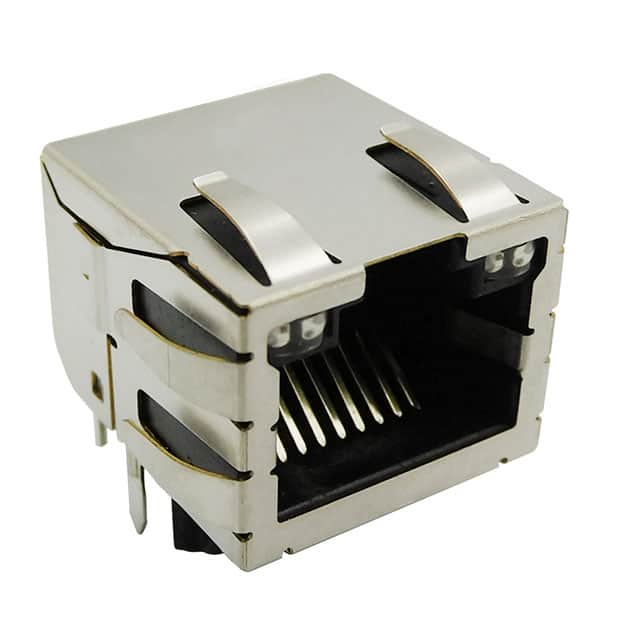 SS-60300-101 MOD JACK HRZ 10G GRND W/LEDS