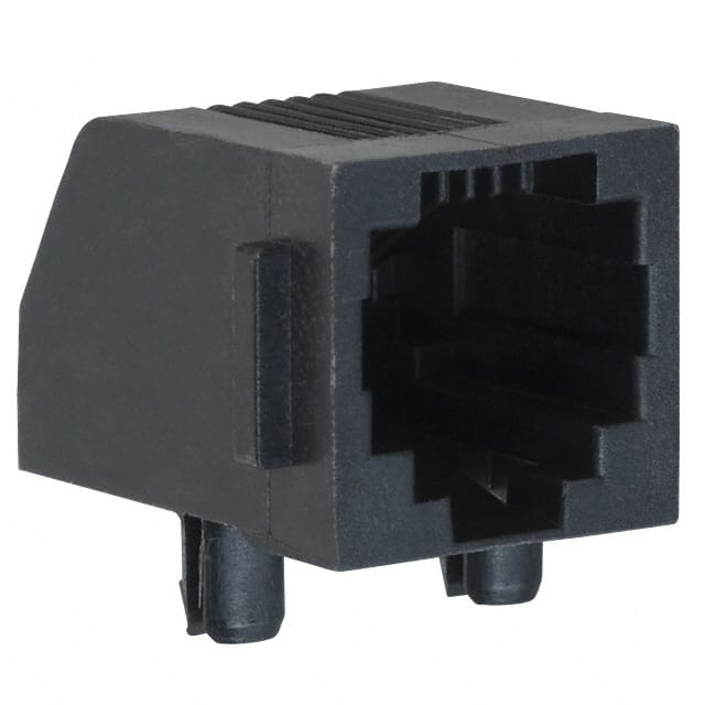 555077-1 CONN MOD JACK 6P6C R/A UNSHLD