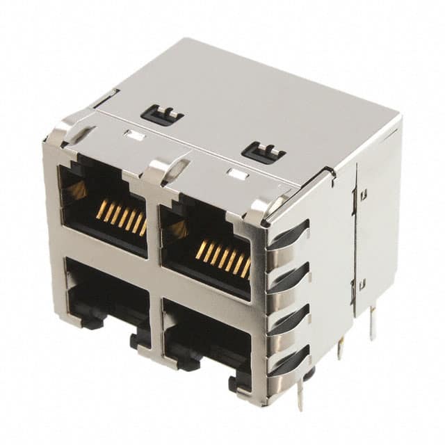 SS-7388H22S-PG4-AC-50 CONN MOD JACK 8P8C R/A SHIELDED