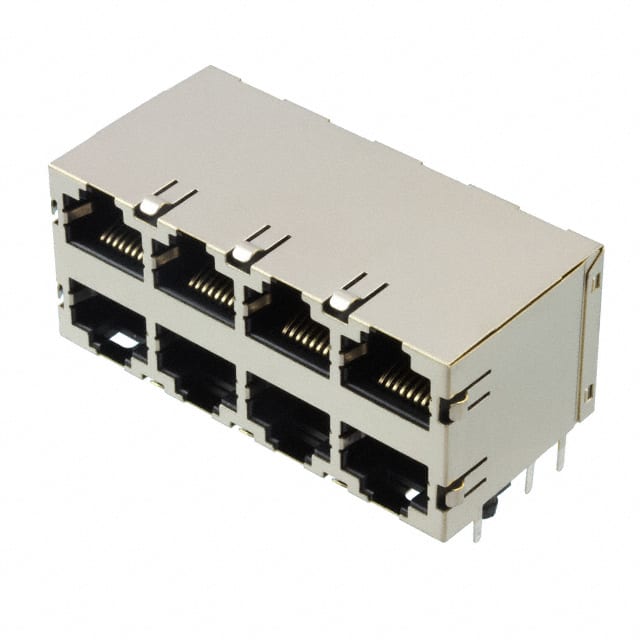 1734715-2 CONN MOD JACK 8P8C R/A SHIELDED