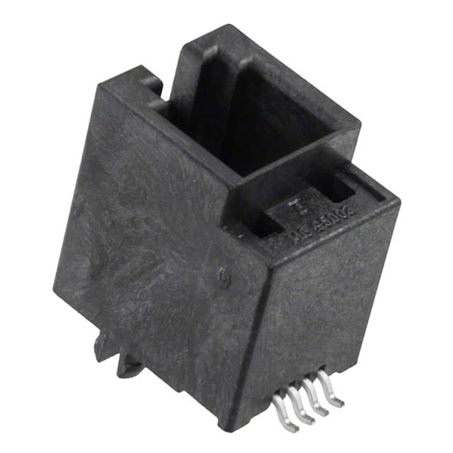 0428786362 CONN MOD JACK 6P4C VERT UNSHLD