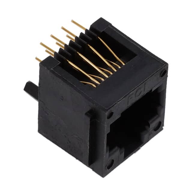 69255-004LF CONN MOD JACK 8P8C VERT UNSHLD