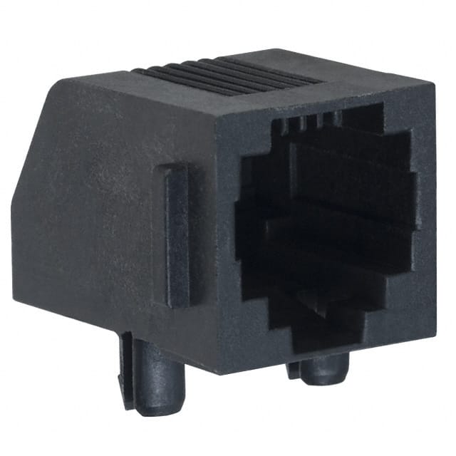 555077-2 CONN MOD JACK 6P4C R/A UNSHLD