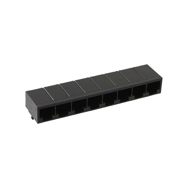 0432236140 CONN MOD JACK 6P4C R/A UNSHLD