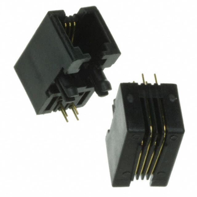 A-2004-3-4-LP-N-R CONN MOD JACK 4P4C R/A UNSHLD