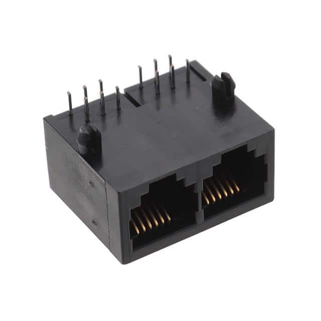 AMJH-6-T-R-P10 MODULAR, RJ12, 1.27MM, 6PIN