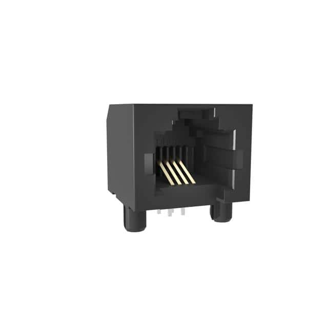 RJHSE7040 SINGLE PORT, 6P4C, R/A, UNSHIELD