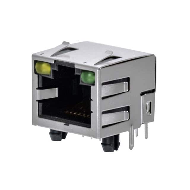 SS-90000-009 MOD JACK RJ45 8P8C SHLD Y/G