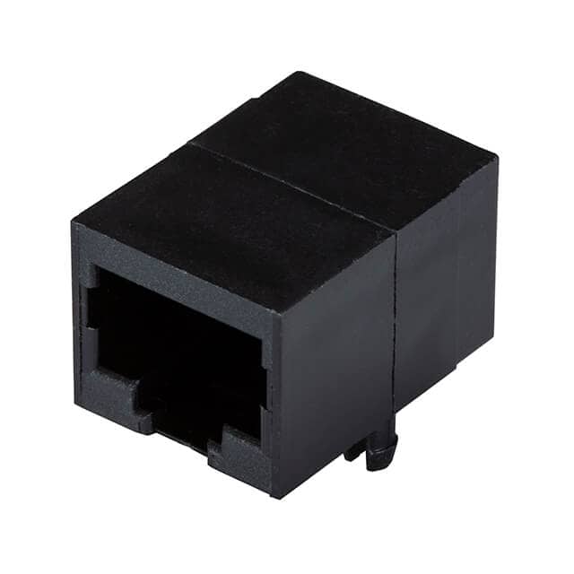 CRJ022-G-TH RJ JACK, 2 PORT, 8P8C, GOLD FLAS