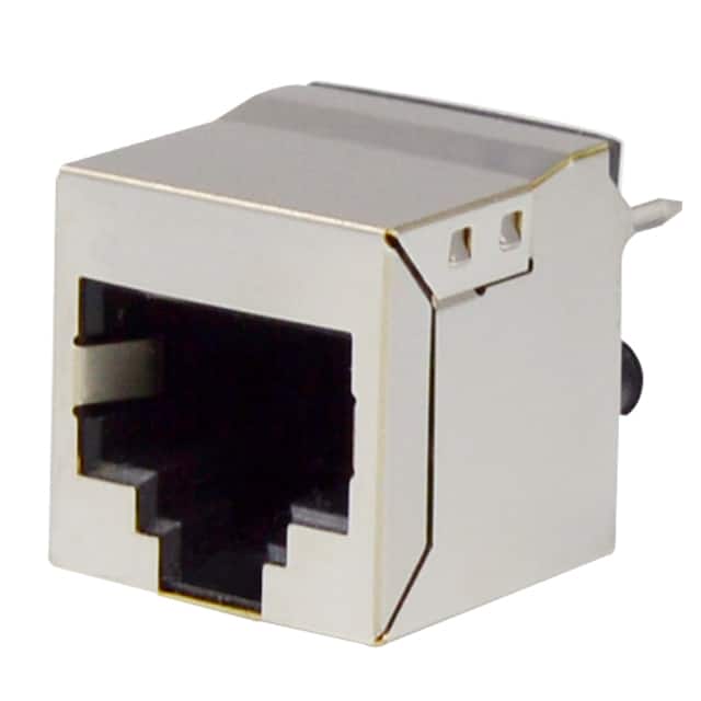 GDCX-PNS-88-50 MODJACK PERPEND 8P8C BLK, CAT 5