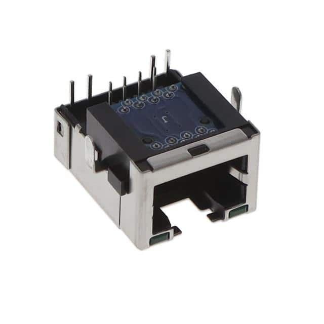 RJE711886451 8P8C, RA, CAT6, SHIELD, RECESSED