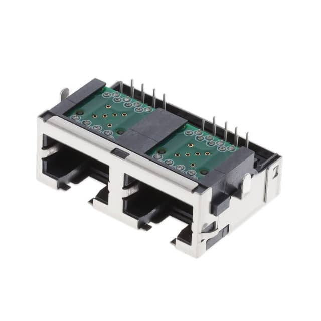 RJE722881401 8P8C, RA, RECESSED PROFILE, TWO