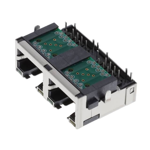 RJE722886412 8P8C, RA, RECESSED PROFILE, TWO