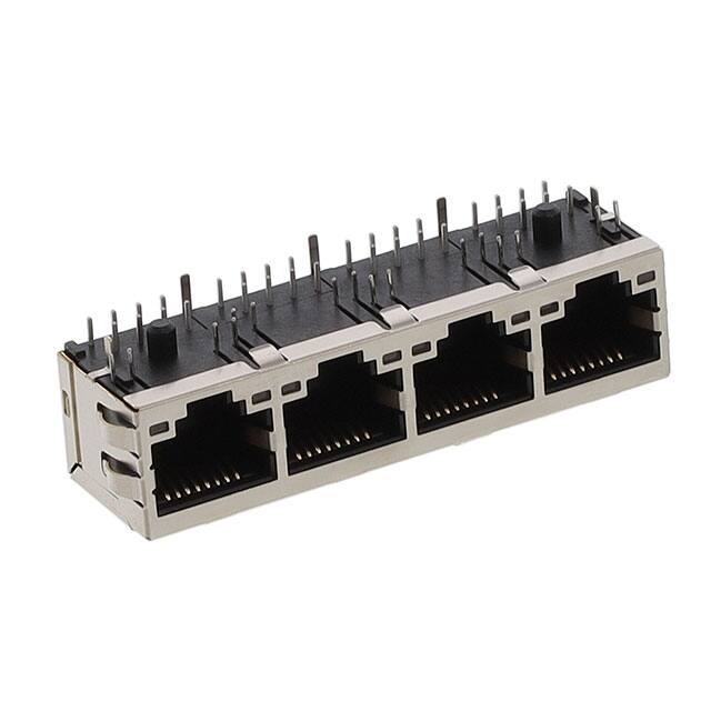 E5J88-032-02-L CONNECTOR 1 BY 4 RJ45 S-PI