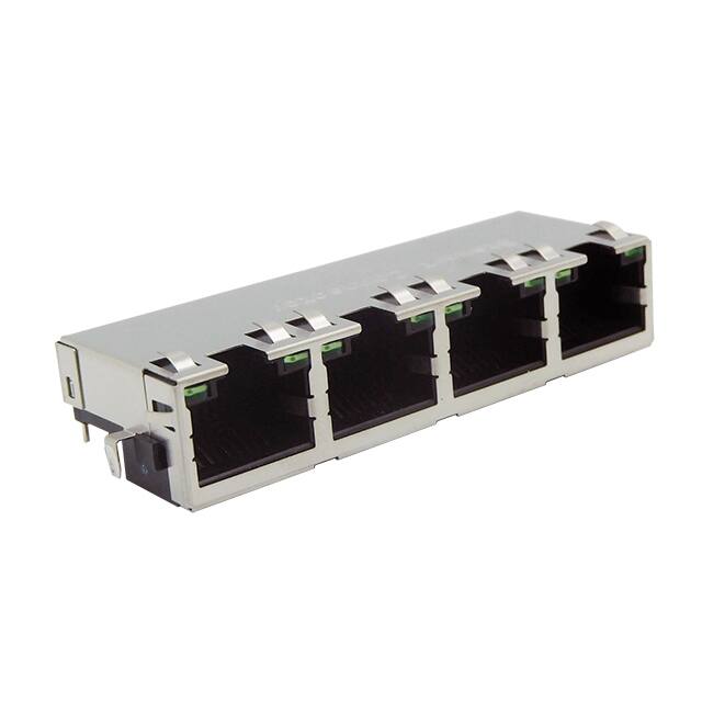 SS-74800-125 JACK 1X4 MID-PLANE GRN LED 1G