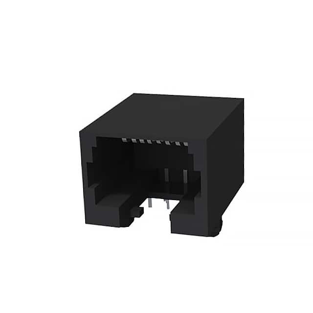 943 CONN MOD JACK 8P8C R/A UNSHLD