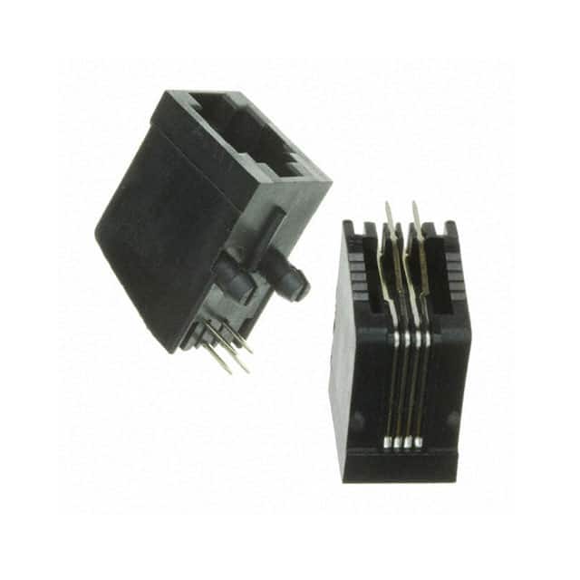 A-20040 CONN MOD JACK 4P4C R/A UNSHLD