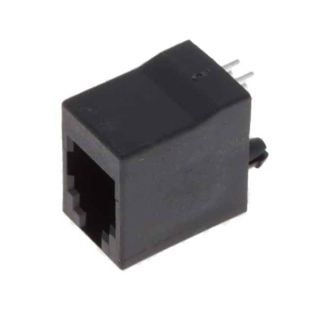 GDCX-PN-44 MODJACK PERPEND 4P4C BLK ROHS CO