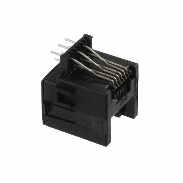 216446-1 CONN MOD JACK 6P6C VERT UNSHLD