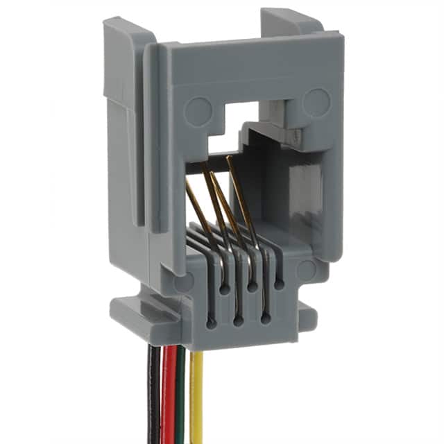 TM1RV-623P64-35S-150M CONN MOD JACK 6P4C UNSHIELDED