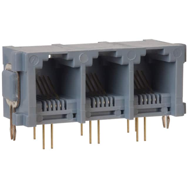 TM2REA-1812 CONN MOD JACK 6P4C R/A UNSHLD